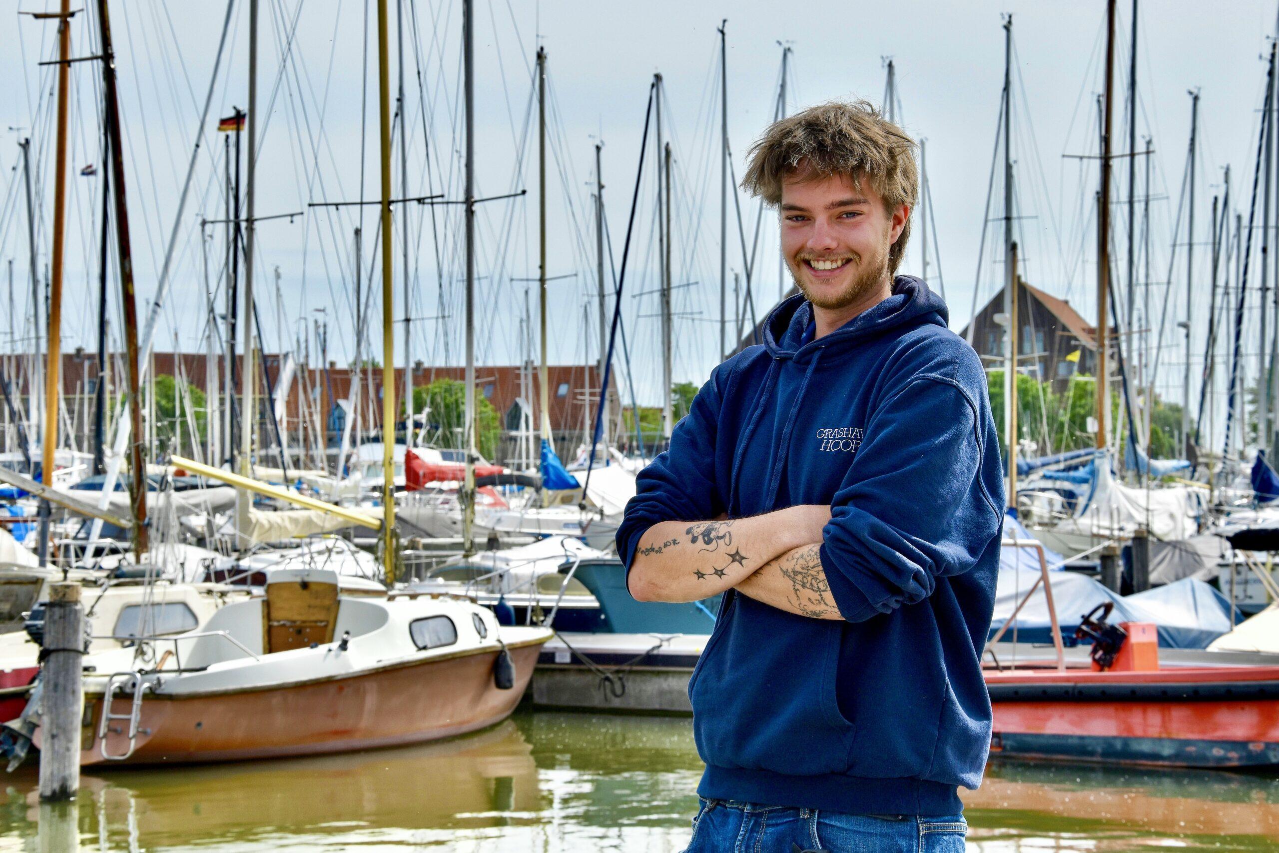 Merlijn heeft zijn koers gevonden in de Grashaven